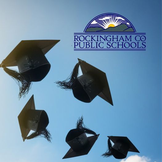 graduation hats against sky background