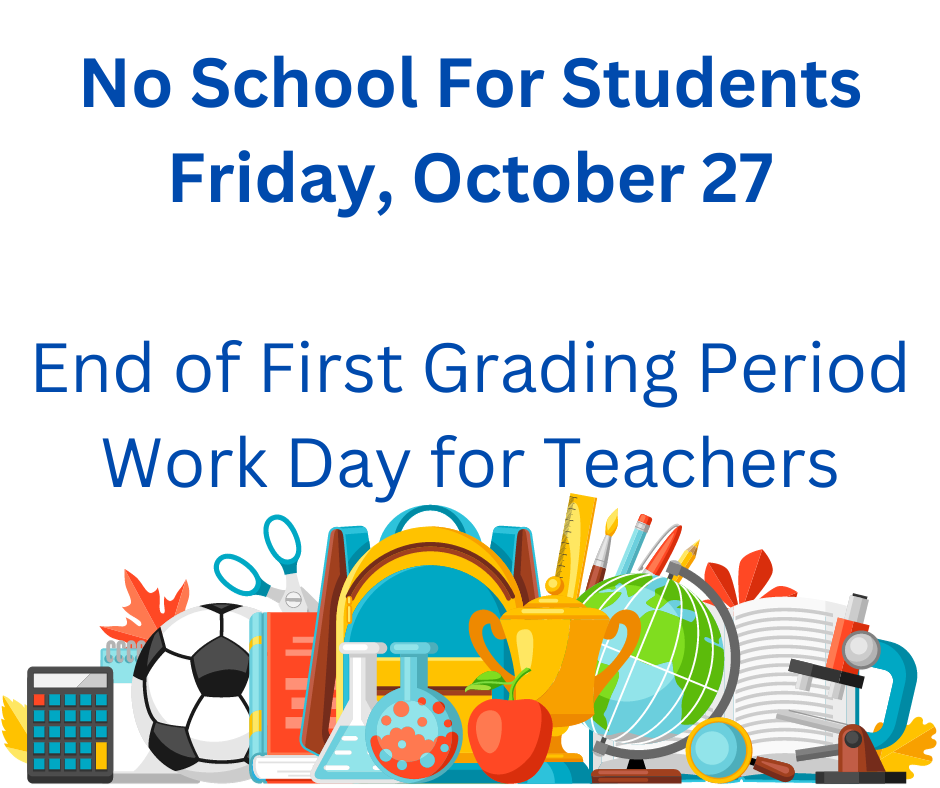 Teacher Work Day Friday, October 27 Rockingham Academy