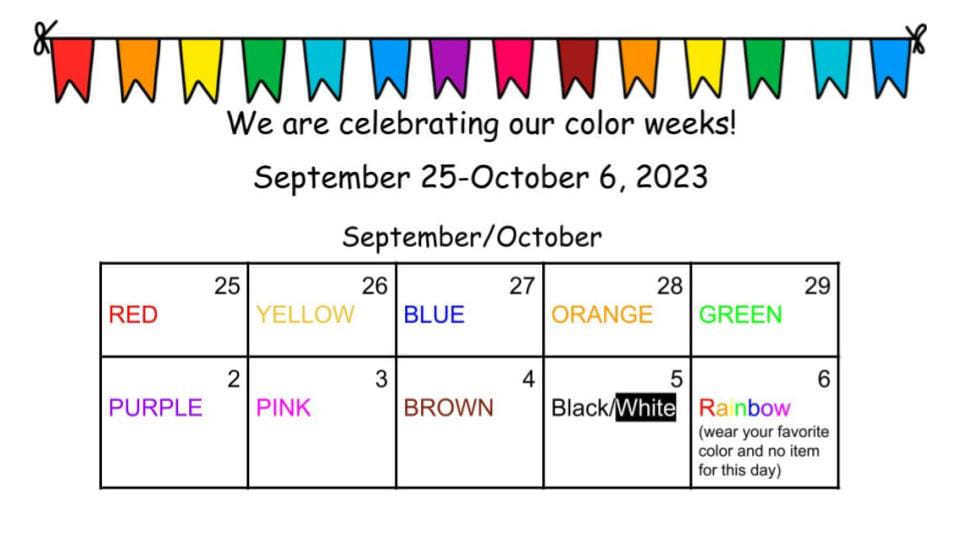 Color week