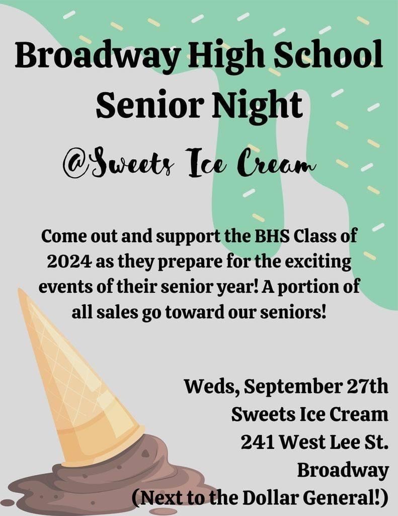 Senior Night @ Sweets Ice Cream